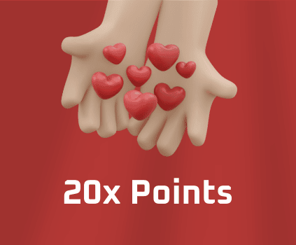 20x points