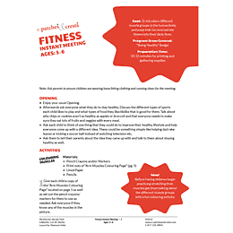 The front of the Fitness 5-6 PDF.