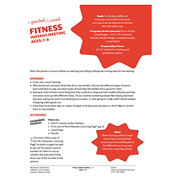 The front of the Fitness 7-8 PDF.