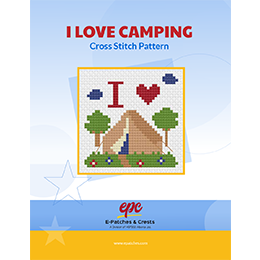 I love camping pattern.