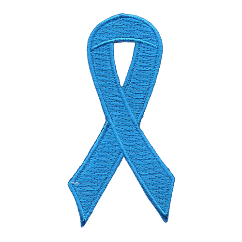 A blue ribbon.